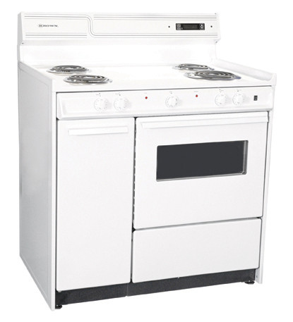 Brown 36 inch Freestanding Electric Range
