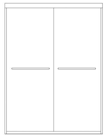 EASCO Image Series IS48 Shower Door