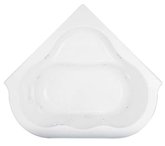 American Standard 6060V Evolution Corner Whirlpool Bath Tub