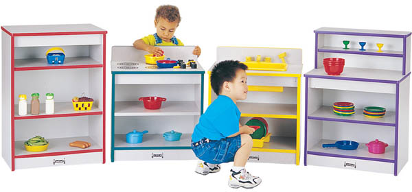 Jonti Craft Rainbow Accents Toddler Refrigerator