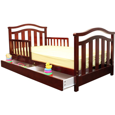 Mia Moda Elora Collection Toddler Bed with Storage Drawer Best Price