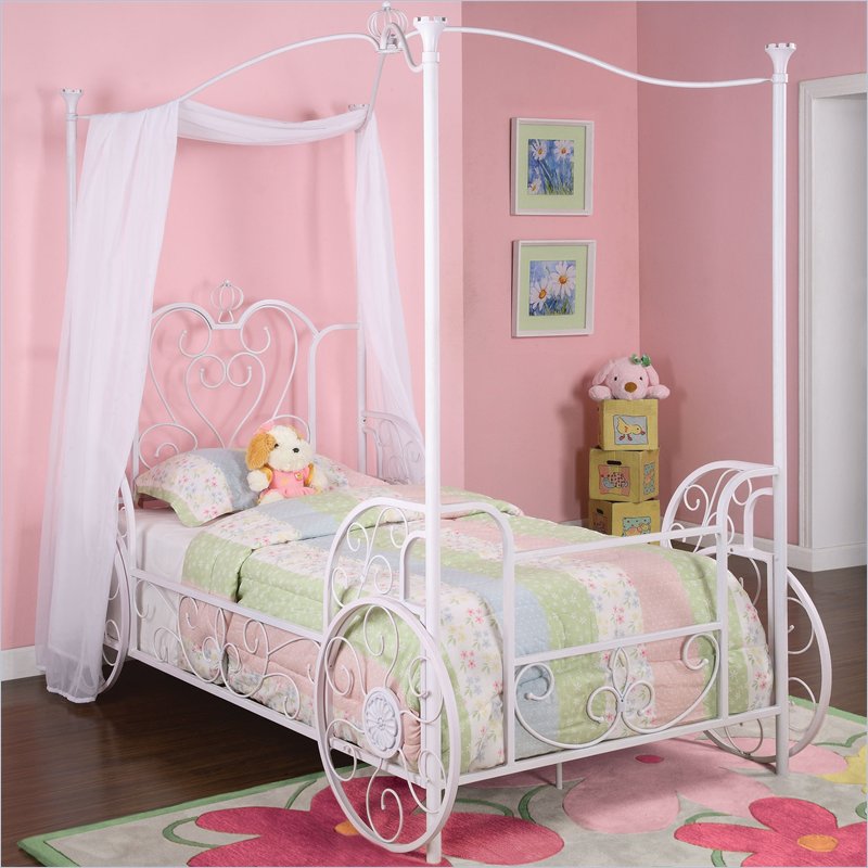 Powell Princess Emily Canopy Bed