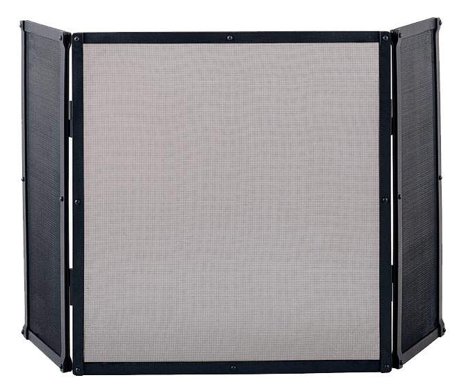 Stone County Standard Triple Panel Fireplace Screen