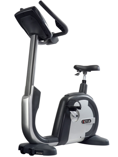 Motus M660BUL Upright Bike - with built-in LCD TV!