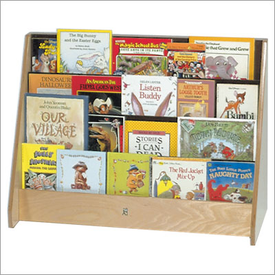 Steffy Wood Four Shelf Bookcase Display