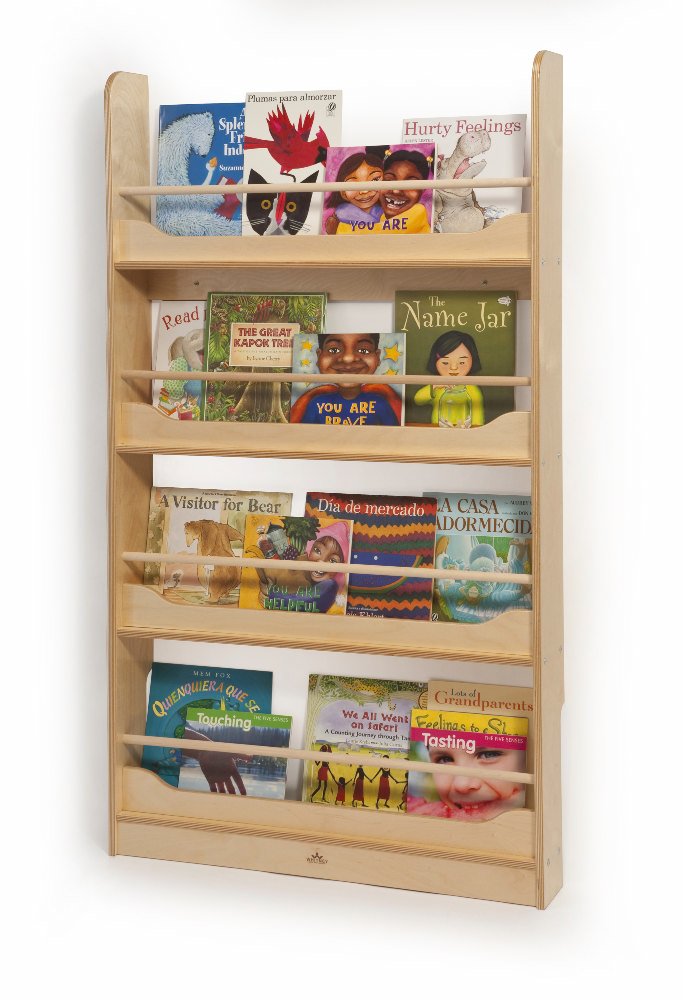 Whitney Bros Wall Mount Book Shelf