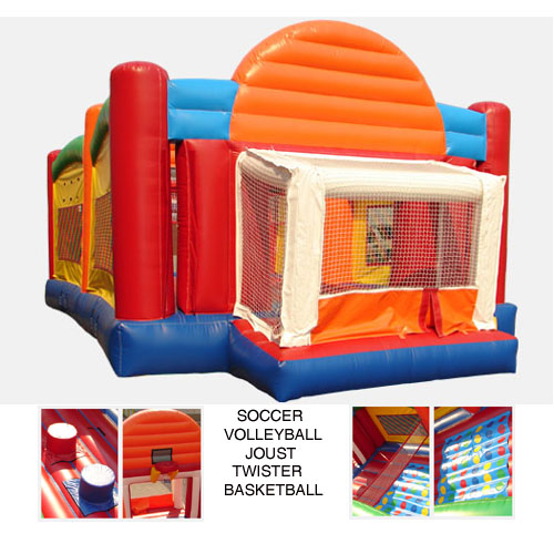 Kidwise Ultimate Sports Combo Bounce House Grade) Demimm