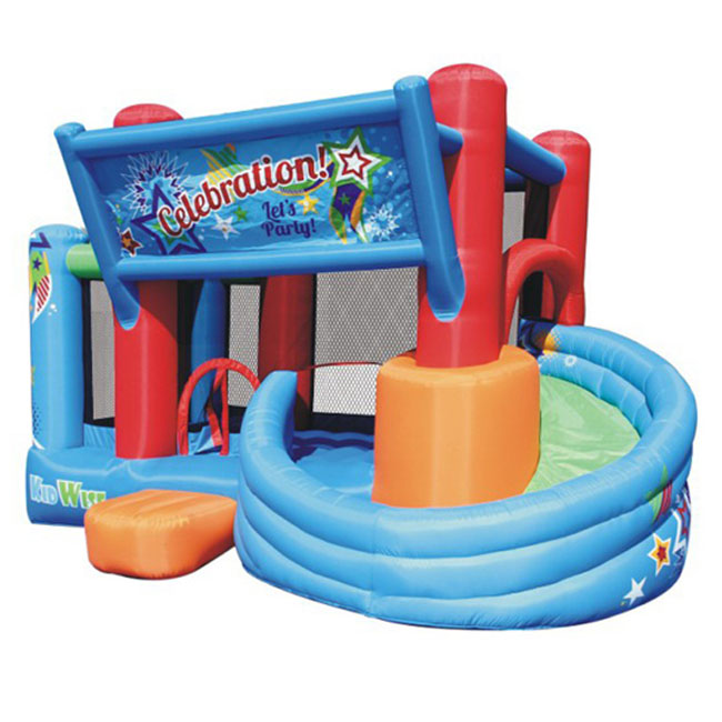 Kidwise Celebration Bounce House and Tower Slide kidwise celebration station bounce house and tower slide bounce house 0 0 Kidwise Celebration Bounce House and Tower Slide
