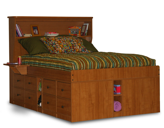 Berg Jr. Captains Bed with 16 Drawers