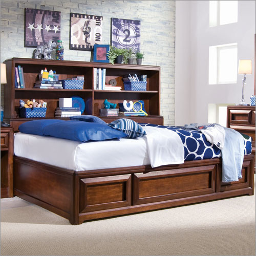 Lea Elite Expressions Platform Storage Bookcase Bed