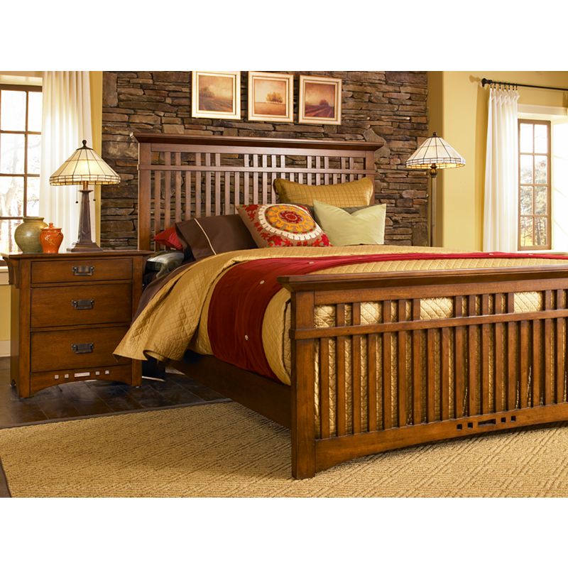 Broyhill Artisan Ridge Slat Bed - Queen Size Best Price