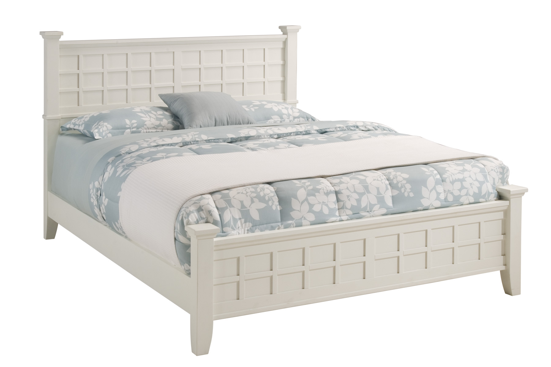 Home Styles Furniture Arts and Crafts Queen Bed in White Best Price