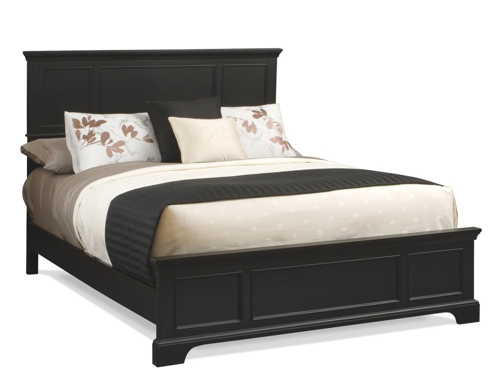 Home Styles Furniture Bedford Queen Panel Bed in Ebony Finish Best Price