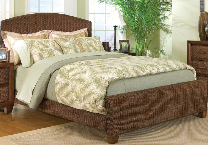 Home Styles Furniture Cabana Banana Queen Panel Bed in Cocoa Finish Best Price