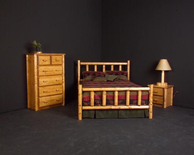 Viking Log Furniture Alpine Bed Panel Bed Best Price
