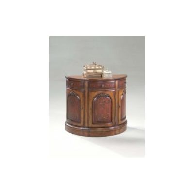 Butler Cherry and Red Painted Demilune Accent Chest - FREE Inside Delivery! by Butler