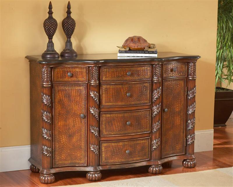 Fairfax Home Furnishings Leaf Console Chest