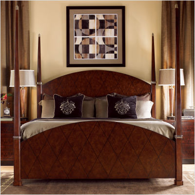 Trump Home Central Park Empire Poster Bed in Dark Brown