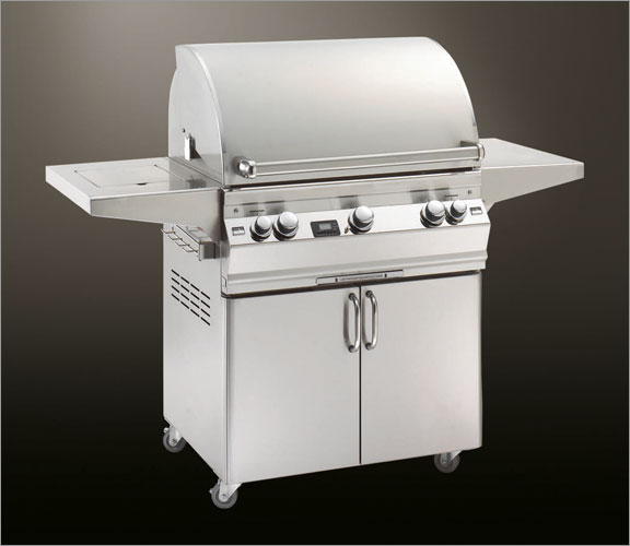 Fire Magic Aurora A540s Grill with Single Sideburner and Rotisserie Backburner - FREE Inside... by Fire Magic