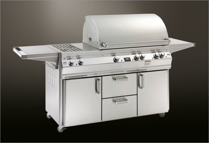 Fire Magic Echelon E790s Grill Cabinet with Double Side Burner - FREE Inside Delivery! by Fire Magic
