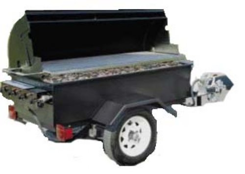 Grillco Mobile LP Grill with 110 inch OD - FREE Inside Delivery! by Grillco