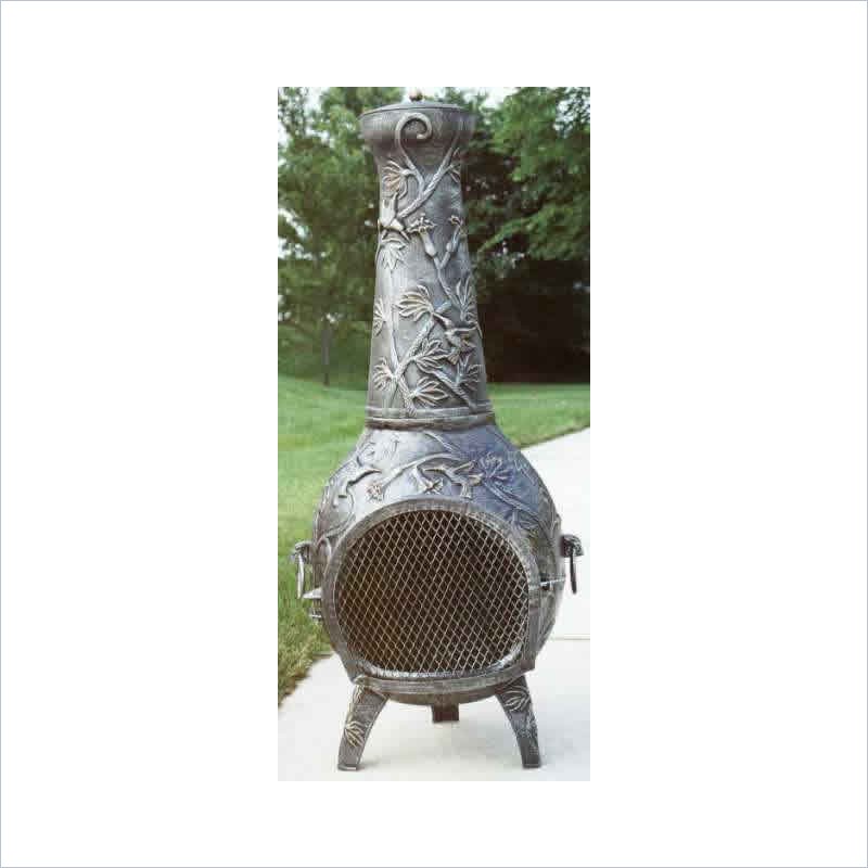 Oakland Living Hummingbird Chimenea with Grill