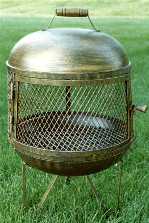 Oakland Living Jr Feast Chimenea Firepit with Grill