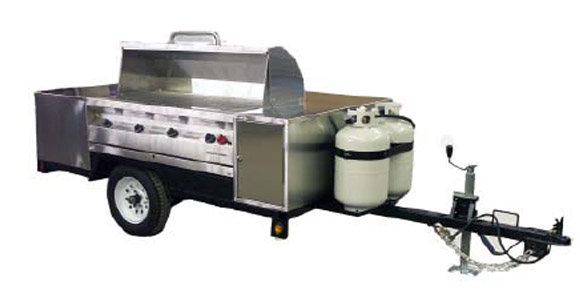 Silver Giant 48 inch Silver Giant BBQ Trailer Grill - FREE Inside Delivery! by Silver Giant