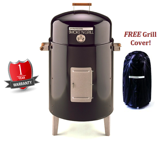Brinkmann Charcoal Smoke'N Grill with Vinyl Cover