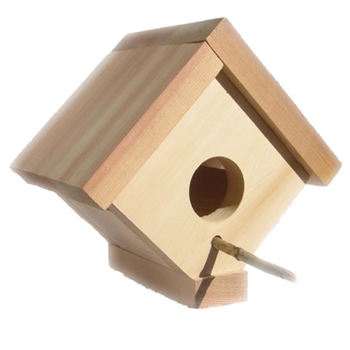 All Things Cedar Western Red Cedar BHO5 Cedar Birdhouse
