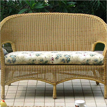 North Cape International Tufted Settee Cushion
