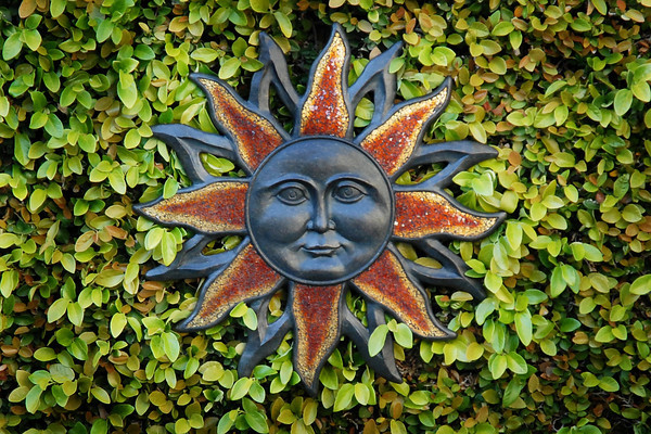Red Star Traders Cast Resin Bronze Sun Outdoor Accessory