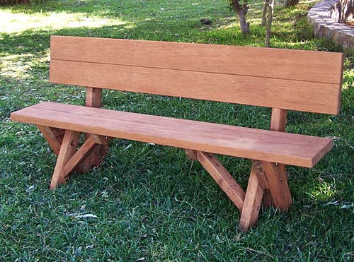 Forever Redwood 4 Foot Fullback Picnic Bench