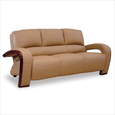 Global Furniture Alexander Leather Sofa