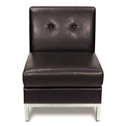 Avenue Six Wall Street Armless Chair