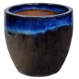 Alfresco Home Cielo Planter Thunderstorm Blue