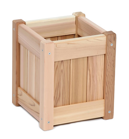 All Things Cedar Western Red Cedar 10 inch Planter Box - Fast FREE FedEx Shipping!
