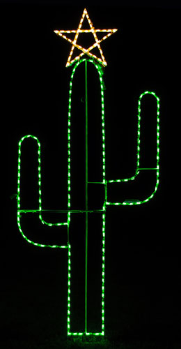Saguaro Cactus with Star LED