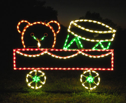 Small Train Drum Car LED