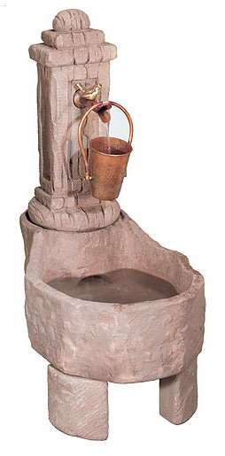 Henri Studio Stone Tipping Bucket Fountain 5 Piece
