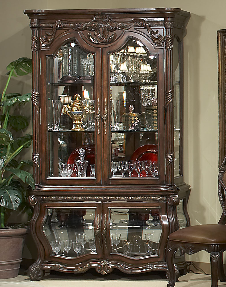 AICO Essex Manor Curio Cabinet - FREE Inside Delivery! by AICO