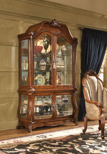 AICO Moulin Rouge Curio Cabinet by AICO