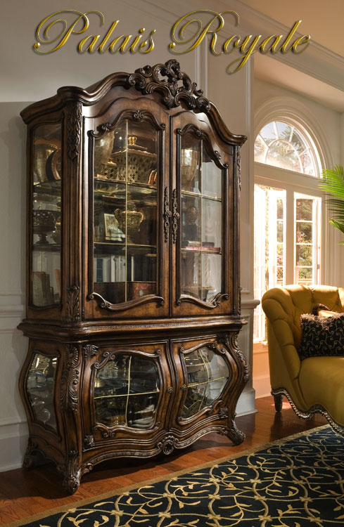 AICO Palais Royale Curio Cabinet - FREE Inside Delivery! by AICO