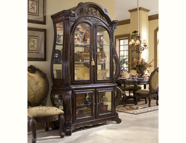 AICO Romanza Curio Cabinet - FREE Inside Delivery! by AICO