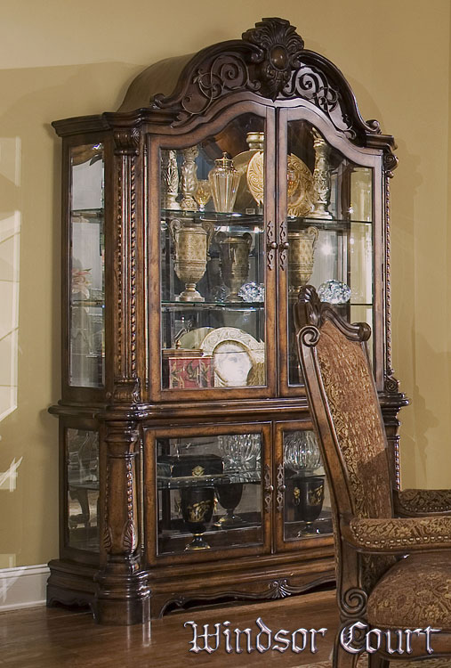 AICO Windsor Court Curio Cabinet - FREE Inside Delivery! by AICO