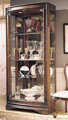 American Drew Grand Revival Convex Display Curio Cabinet by American Drew