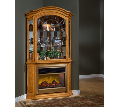 Philip Reinisch Solarium Corner Fireplace/Curio