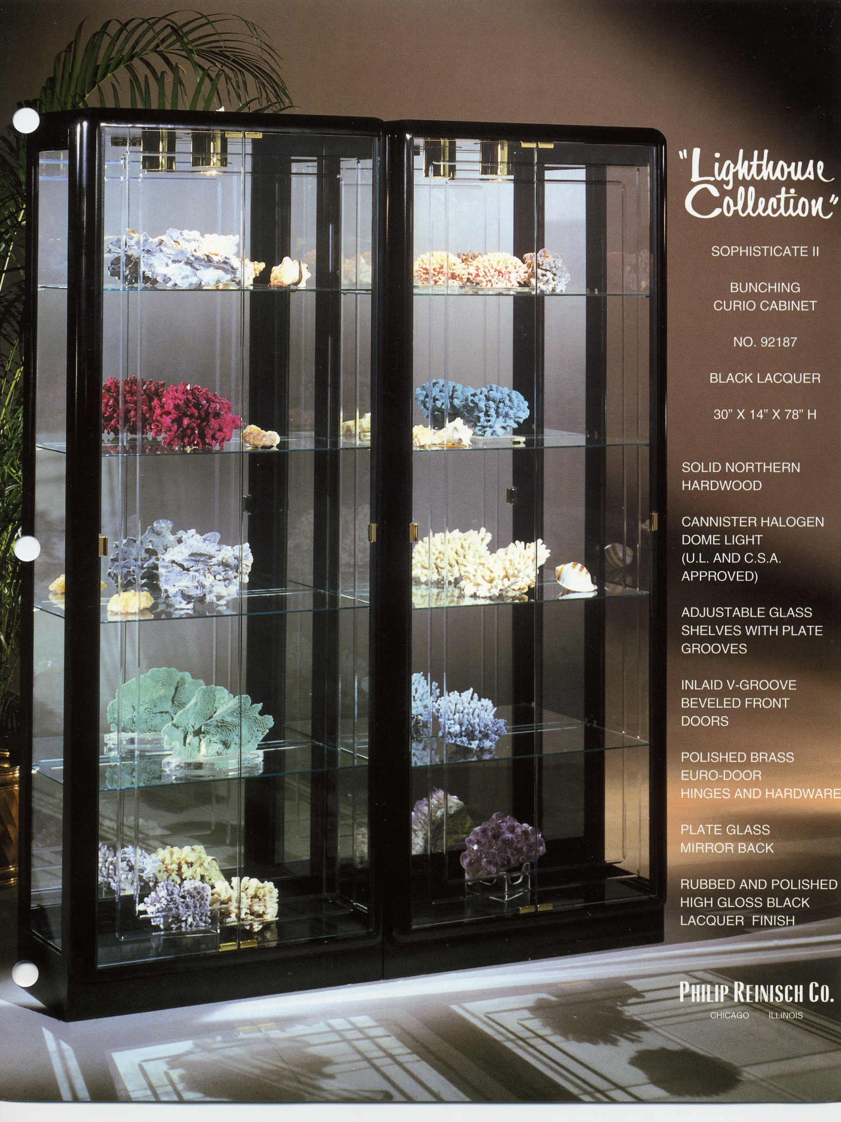 Philip Reinisch Sophisticate II Bunching Curio Cabinet
