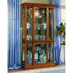 Pulaski 13418 Golden Oak Breakfront Curio Cabinet.jpg