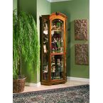 Pulaski 20639 Estate Oak Corner Curio Cabinet.jpg